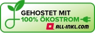 gehostet mit 100% Ökostrom von all-inkl.com